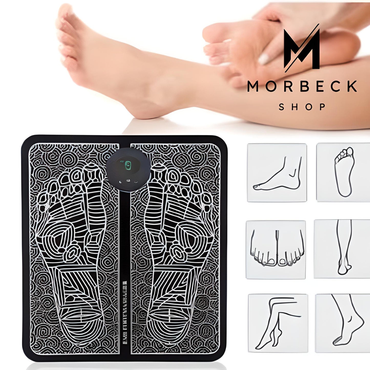 Massageador para os Pés RelaxMedic®  - Reduz Dores e Inchaços